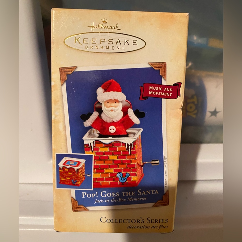 Pop goes Santa hallmark ornament